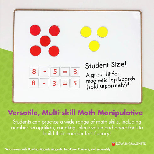 Dowling Magnets Set of 100 Magnetic Numerals (.88 inch diameter)