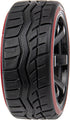 Hard Plastic Tires & Wheel Rims 12mm Hex Compatible with Traxxas HSP Tamiya Kyosho Himoto 1/10 RC Drift Car (Style 1)