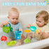 1-3, 16PCS 2-4 Baby Bath Toys for Kids Ages | Easy Clean Mold Free Bath Toys Toddlers | Bathtub Pool Water Table Toys
