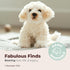 Bearington White Dog Stuffed Animal 13 in - Plush Puppy Stuffed Animals for Kids, Maltipoo Labradoodle Plushies