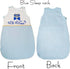 0-12 Bella's Giftshop Soft Minky Fleece Baby Sleep Sack with Diamante Crown and Bow, Month Baby Sleeping Bag Wearable