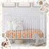 4 Pack Set 52'' 28" Peryiter Crib Sheets for Baby Brown Silly Goose Soft Baby Bed Sheet x Nursery Crib Sheets