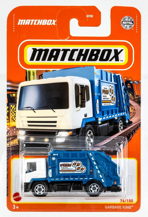 Matchbox Garbage King 74/100, Blue