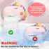 1-3 4-8, Infowush Baby Bath Toys, Unicorn Bath Bubble Machine Toddler Bath Toys for Kids Ages Interactive Bathtub