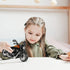 Die Cast Toy Motorcycle, Pull Back Motorcycle with Sounds and Lights, 1:14 Friction Powered Kids Toy Cars, Red Gift