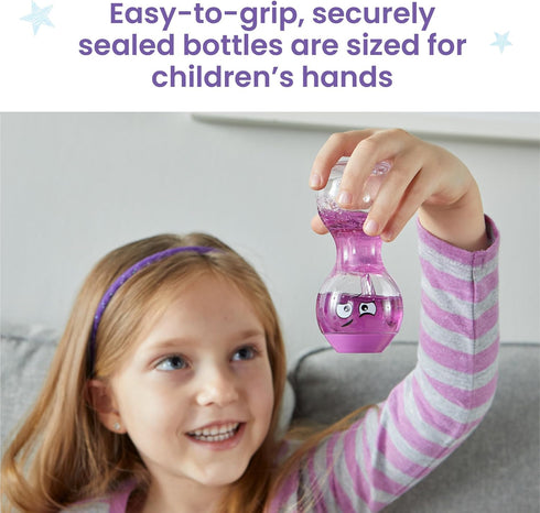 hand2mind Express Your Feelings Sensory Bottles- Secondary Emotions, Toddler Sensory Toys, Quiet Fidgets for Classroom