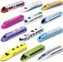 Crelloci Bullet Train Pull Back Toy High Speed City Train Modern Locomotives