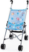 Bayer Baby Umbrella Stroller for Dolls - Blue Cow Print, 18 in