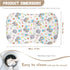 Sarogrorin 0-12 Set 2PCS Rainbows Koalas Newborn Lounger Cover for Months Fitted Baby Bassinet Sheets Flowers