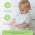 Snug Premium Cotton Baby Bibs for Teething and Drooling