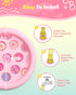 0.58 mm Summer 67in) Peteast Anti-Slip Pink Donut Print Splash Pad for Kids and Dogs Thicken Sprinkler Dog Pool