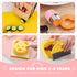Set 2-10 Suhctuptx Kids Knife for Real Cooking, Kids Kitchen Knives with Cutting Board Crinkle Cutters Cleaning Tools