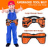 Set- 48PCS Set 3+ Kids Tool Toddler Tool Toys with Electronic Toy Drill, Tool Bag&Tool Belt&Tape Measure, Pretend Play