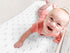 BaeBae Goods Set 4 Pack 100% Premium Bassinet Fitted Sheet - Jersey Knit - Grey and White - Chevron Pattern - Standard