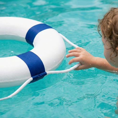 20 Inch 50cm Swimming / Pool Safety Life Preserver Throw Ring Buoy- Swim Foam Rings for Pool Wall Decoration