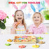 8 Zeoddler Wooden Puzzles for Toddlers, Pcs Animal Matching Egg Puzzle, Montessori Toys for Boy Girl Easter Birthday