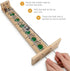 WE Games Shoot the Moon - Classic Solid Wood Rolling Ball Game for Family Fun & Skill Building, Enhances Social Skills