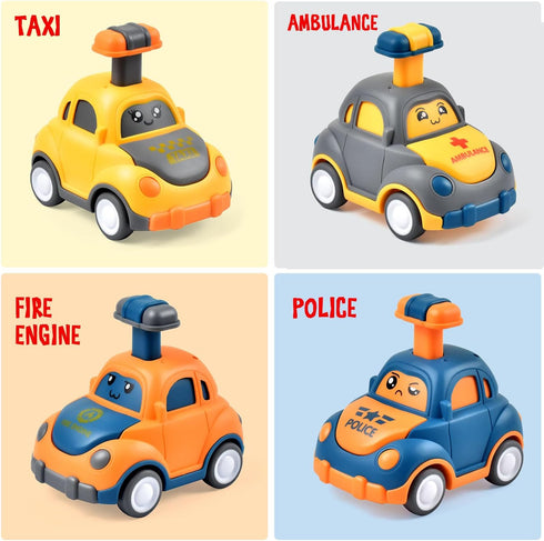 Car Toys for 1 2 3 Year Old Boy Girl, First Birthday Gifts for Toddler Toys Age 1-3 Years