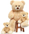 MorisMos Giant Teddy Bears with Babies, Large Mommy Bear with 2 Babies Stuffed Animals, 36 Inch