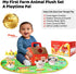 1 2 3 4 5 Playset 6 13 Farm Animal Toys for Year Old Toddlers Plush Farm House with Barn, Soft Farm Animals & Large