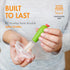 4 Count Boon Cacti Replacement Baby Bottle Brushes - Includes Bottle Cleaner Brush, Straw Cleaner Brush, Nipple Brush