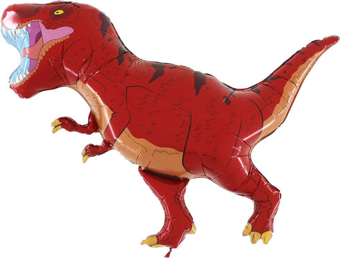 Toyland 39" Red T-Rex Dinosaur Foil Balloon for Party Decorations