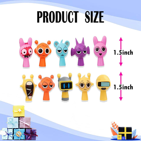 EUXOEUOX Set 48-Piece,PinkiClukrJevin Wenda Action Figures Toy PVC Toys-Collectible for Display Enthusiast