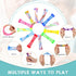 200 Jerify Pcs Marble Mesh Fidgets Toys Colorful Marble Fidgets Sensory Stress Relieve Toy Silent Quiet Toys Bulk