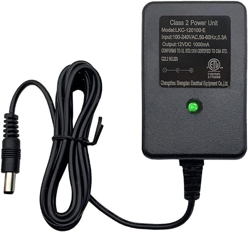 weelye 12V Battery Charger for Kids Ride On Car, Universal Power Adapter for Wrangler SUV Car