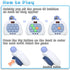 12 3-12 Quick Push Pop Fidget Toys for Kids & Adults, Game Modes Upgraded Light Up Fast Push Bubble Handheld Toy