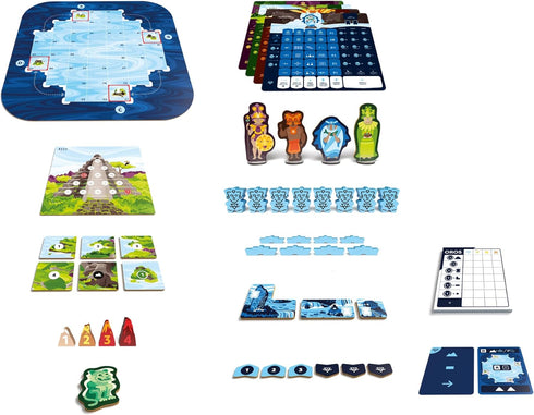 Lucky Duck Games OROS Board Game - Tile-Colliding Strategy Game for Family and Friends, Ages 14+, 1-4 Players