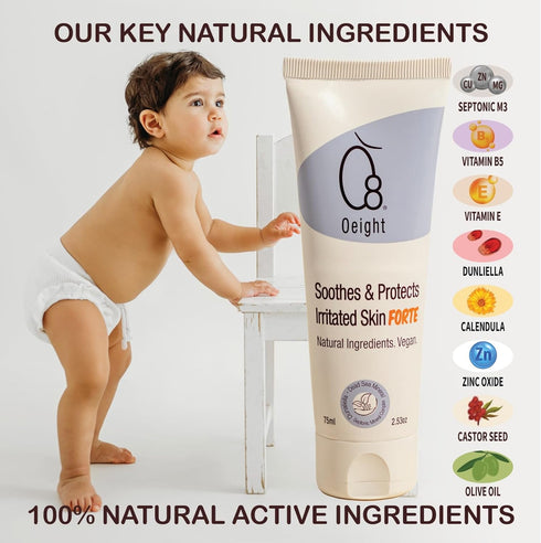 Oeight Baby Skin Irritation Cream Soothe & Protect Irritated Skin Forte for Baby, Kids Irritated Face Cream Skin Relief