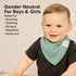 10-Pack Organic Baby Bandana Bibs - Super Absorbent Bandana Drool Bibs for Boys, Girls, Teething Bibs