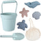 BLUE GINKGO Silicone Beach Toys - Modern Baby | Travel Friendly Set