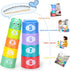 Stacking Cups Toys for Toddlers, Soft Blocks Teething Toy for Babies, Montessori Educational Bath Fun