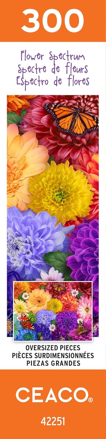 300 Ceaco Flower Spectrum PC Puzzle