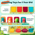 Cause and Effect Toy for 1 Year Old, Pop Up Dinosaur Montessori Developmental Sensory Toy for Toddlers