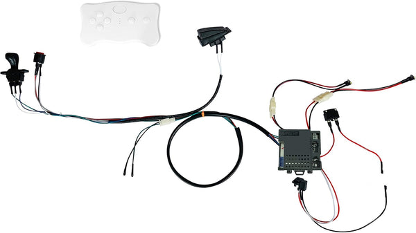 Kids Ride On Car 6 Volt DIY Modified Harness Complete Set, Remote Control Circuit Board Wires Switch Accessories