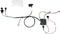 Kids Ride On Car 6 Volt DIY Modified Harness Complete Set, Remote Control Circuit Board Wires Switch Accessories