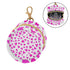 Heart Round Pacifier Storage Case with Zipper, Portable Pacifier Case for Travel, Diaper Bag & Purse, Pacifier