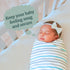 Swaddle Blankets for Newborns, Soft & Breathable Baby Blanket, Neutral Receiving Blankets for Boys & Girls - Mint