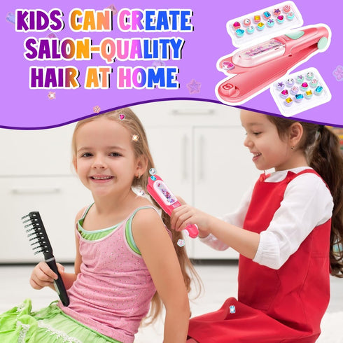 3 4 5 6 8-12 AICase Hair Gem Stamper Kit,Kpop Bling Hair Jewels for Girls Toys or Kpop Demon Hunters Cosplay,Hair