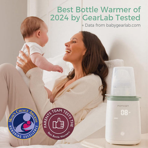 Momcozy Bottle Warmer, Fast Bottle Warmers for All Bottles with Timer, Accurate Temperature Control and Automatic