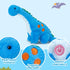 Houwsbaby 14” Blue Light Up Dinosaur Stuffed Animal, LED Glowing Diplodocus Plush Toy Night Light for Kids