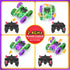 2.4Ghz, 600mAh, 4WD, 90 360 Remote Control Car, RC Cars, RC Stunt Car Toys with New Upgraded Strip Light & Headlight