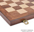 AMEROUS Wooden Chess & Checkers Set - 15 Inches (2 in 1) with Upgraded Weighted Chess Pieces, Gift Package