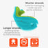 Innobaby Aqua Green Silicone Fish Bath Scrub - Sensory Fun for Babies