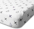Milky Chic GOTS Fitted Baby Crib Sheet, Breathable 100% Organic Cotton Mattress Sheet, Fits Standard Size, White