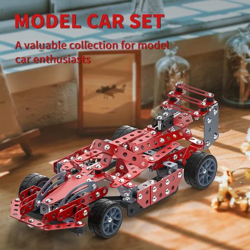 Set 8-12, 8 9 10 11 Lucky Doug Building Kit Model Car - STEM Project Building Toys for Kids Ages Assembly Building