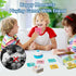 SetWooden 3+ Face Changing Building Block Word Spelling Game Two-Piece Expression Letter Puzzle Cubes Board Game